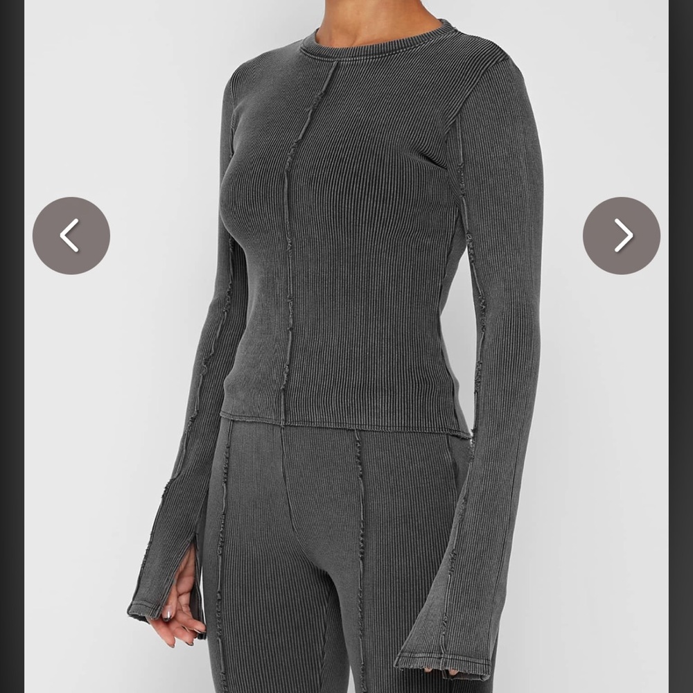 Maniere de voir Ribbed long sleeve